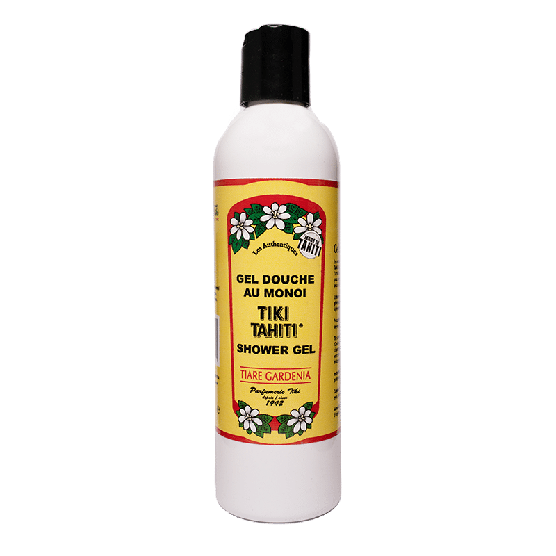 Gel douche de 250mL au Monoï de Tahiti TIKI®, parfumé à la fleur de Tiaré