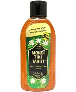 Huile de Monoï pailletée TIKI solaire parfum Coco de TIKI MONOI TAHITI