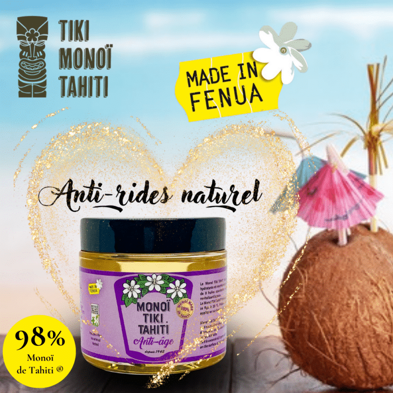 Monoï de tahiti® Anti-âge par TIKI monoi Tahiti_ verso