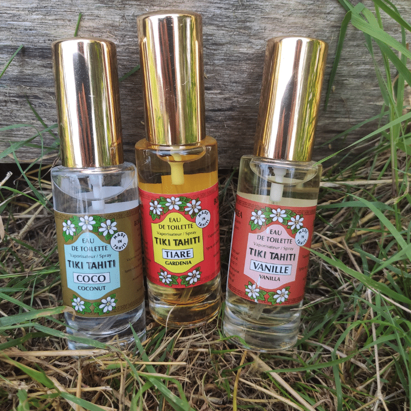 Parfums en promo spray 30mL Tiaré, vanille, coco TIKI Tahiti par Tiki Monoi Tahiti